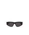 Balenciaga Eyewear Rectangular Frame Sunglasses In Black
