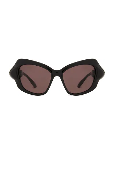 Balenciaga Cat Eye Sunglasses In Black & Grey