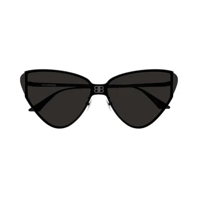 Pre-owned Balenciaga Cat Eye Sunglasses 'black/grey' | Women's Size Onesize