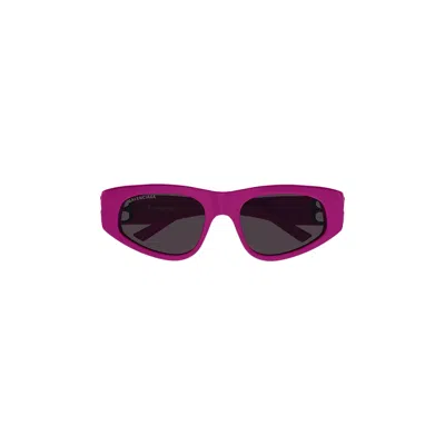 Pre-owned Balenciaga Cat Eye Sunglasses 'fuchsia/silver/grey' | Pink | Women's Size Onesize