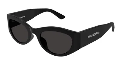 Pre-owned Balenciaga Cat Eye Sunglasses In Black/grey (bb0330sk/001)