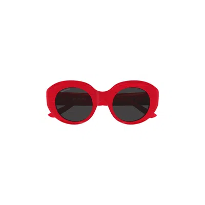 Pre-owned Balenciaga Cat Eye Sunglasses 'red/grey' | Women's Size Onesize