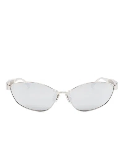 Balenciaga Cat-eye Sunglasses In Silver