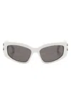 Balenciaga Cat-eye Sunglasses In White