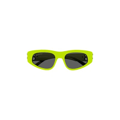 Pre-owned Balenciaga Cat Eye Sunglasses 'yellow/silver/grey' | Women's Size Onesize