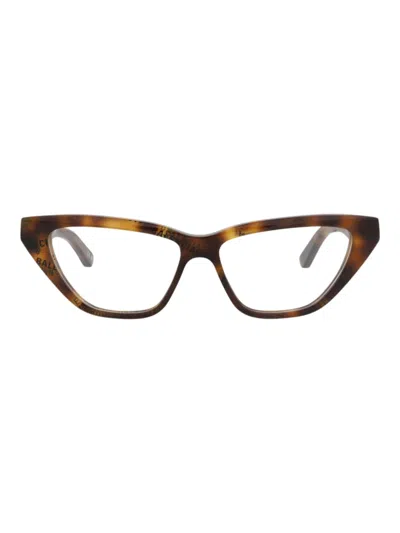 Balenciaga Cat Eye Women's Optical Frames - Bb0128o Design In Brown