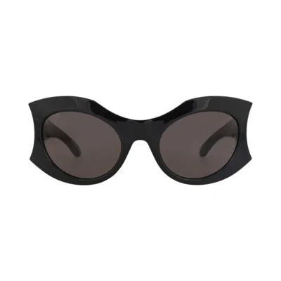 Pre-owned Balenciaga Cat Eye-frame Bio Injection Sunglasses 'black/grey' | Women's Size Onesize