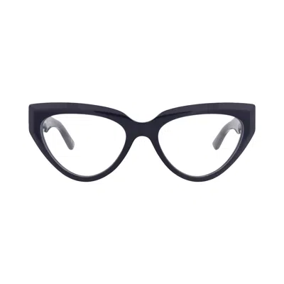 Pre-owned Balenciaga Cat Eye-frame Recycled Acetate Optical Frames 'blue/transparent' | Women's Size Onesize
