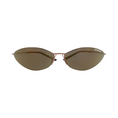 Pre-owned Balenciaga Cat Eye-frame Titanium Sunglasses 'brown/bronze' | Men's Size Onesize