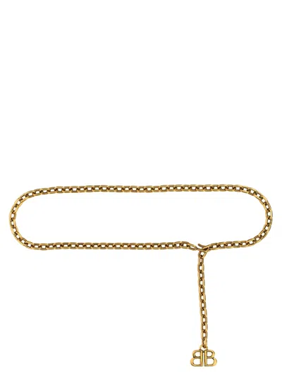 Balenciaga Catena Monaco Belt In Gold
