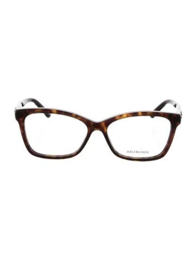 Pre-owned Balenciaga Cat-eye Eyeglasses In Black