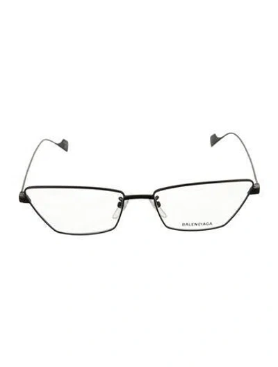 Pre-owned Balenciaga Cat-eye Eyeglasses In Black