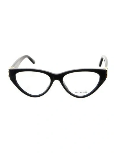 Pre-owned Balenciaga Cat-eye Eyeglasses In Blue