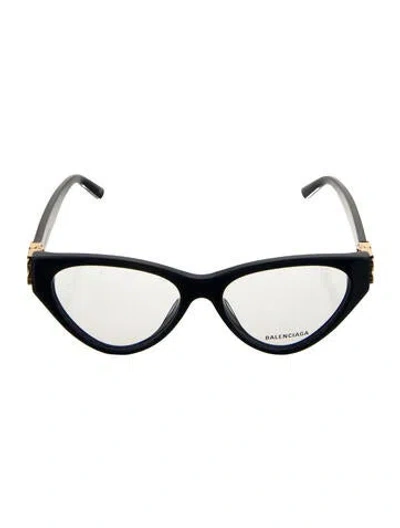 Pre-owned Balenciaga Cat-eye Eyeglasses In Blue