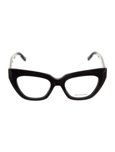 Pre-owned Balenciaga Cat-eye Eyeglasses W/ Tags In Burgundy