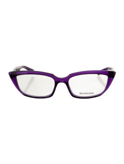 Pre-owned Balenciaga Cat-eye Eyeglasses W/ Tags In Purple