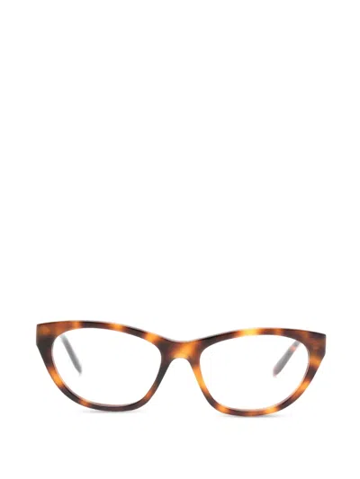 Balenciaga Cat-eye Frames Glasses In Brown