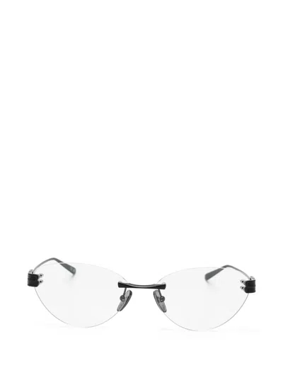 Balenciaga Cat-eye Glasses In Gold
