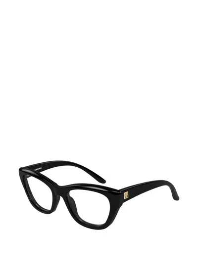 Balenciaga Cat-eye Glasses In Black