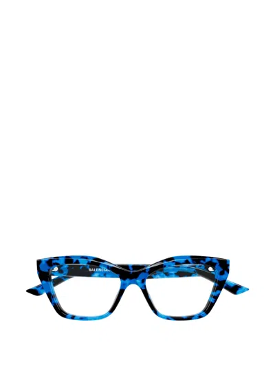 Balenciaga Cat-eye Glasses In Blue
