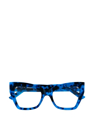 Balenciaga Cat-eye Glasses In Blue