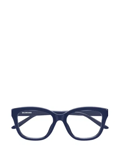 Balenciaga Cat-eye Glasses In Blue