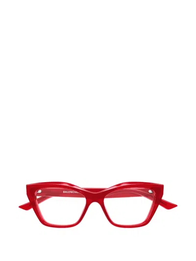 Balenciaga Cat-eye Glasses In Red