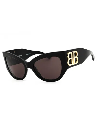 Balenciaga Cat-eye Mini Sunglasses In Black