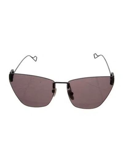 Pre-owned Balenciaga Cat-eye Tinted Sunglasses In Black