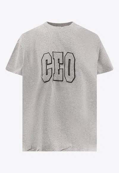 BALENCIAGA CEO PRINT BOXY T-SHIRT