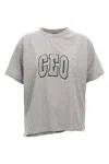 Balenciaga Cotton T-shirt In Gray