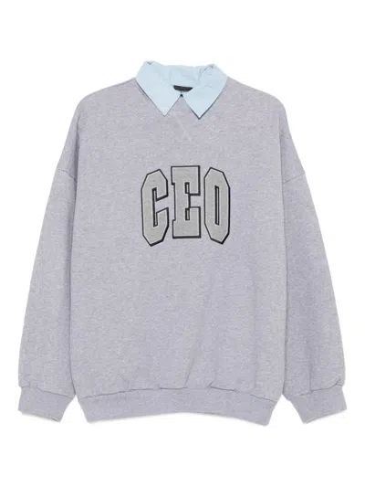 BALENCIAGA CEO TEAM RIBBED SWEATSHIRT