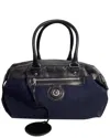 Balenciaga Cha Vre Duffel Bag In Navy Blue Wool