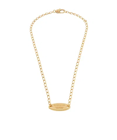 Balenciaga Chain Necklace In Golden