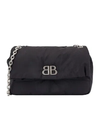 Balenciaga Chain Shoulder Bag In Black