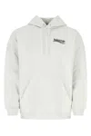 Balenciaga Political Campaign Hoodie Medium Fit In Dirty White Black Blue