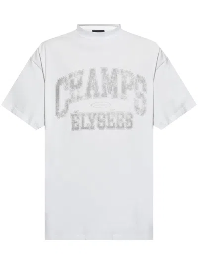 Balenciaga Champs-élysées T-shirt In White
