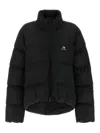 Balenciaga Black Polyester Blend Padded Oversize Jacket In Negro