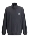 Balenciaga X Under Armour Printed Windbreaker In Black