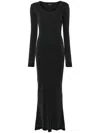 Balenciaga Distressed Maxi Dress