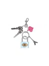 Balenciaga Padlock Metal Keyring