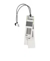 Balenciaga Charm/keychain Baggage Sticker  In White/black/green