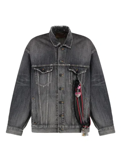 BALENCIAGA CHARMS DENIM JACKET