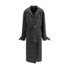 Balenciaga Single-breasted Raglan Coat In Multi