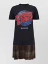 Balenciaga Layered Planet Earth Dresses Multicolor