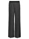 Balenciaga Prince Of Wales-check Trousers In Gray