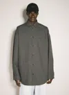 Balenciaga Men's Oversize Fit Shirt In Grey