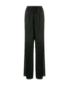 Balenciaga Checked Track Pants In Black