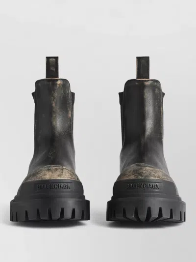 BALENCIAGA LEATHER CHELSEA BOOTS