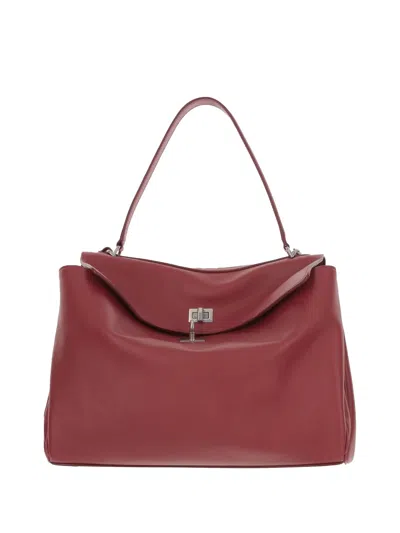 Balenciaga Cherry Red Calf Skin Bags